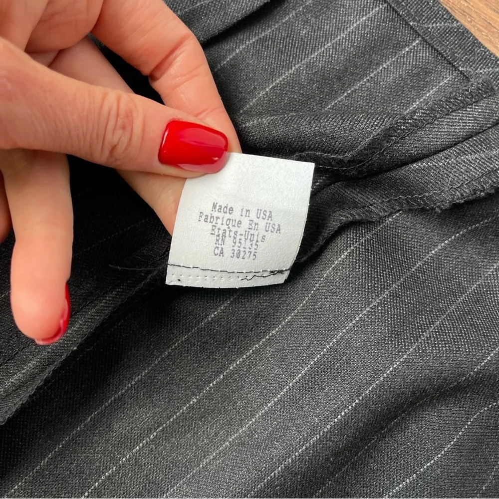 Lafayette 148 A-line Black Midi Skirt Sz 4 Wool